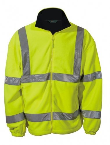 KURTKA POLAROWA OSTRZEGAWCZA ŻÓŁTA.S