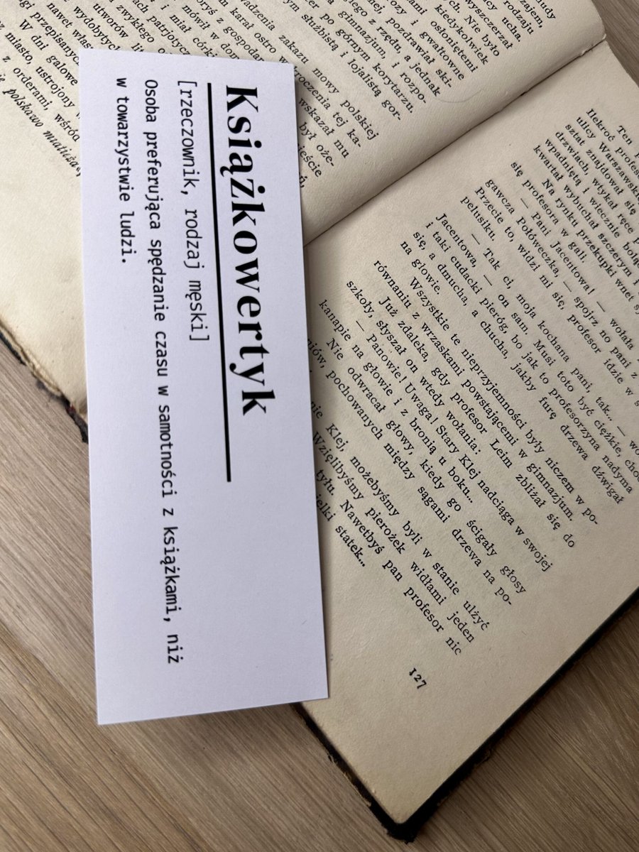 Zakładka do książki - książkowertyk