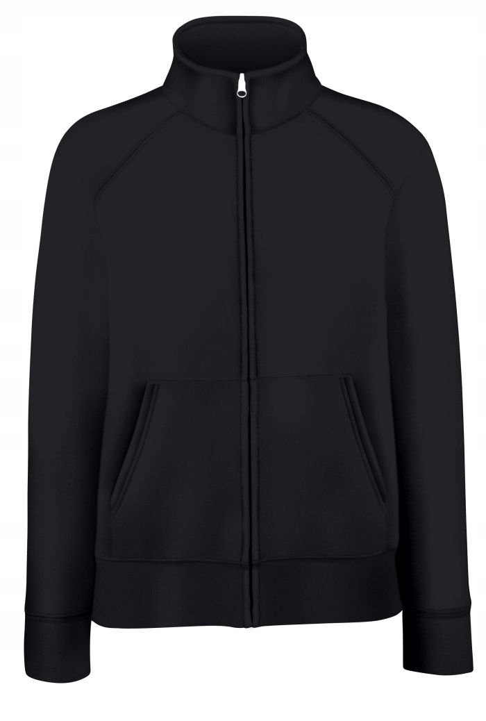 Bluza Damska Rozpinana Zip Thru Sweat Czarny r. XS