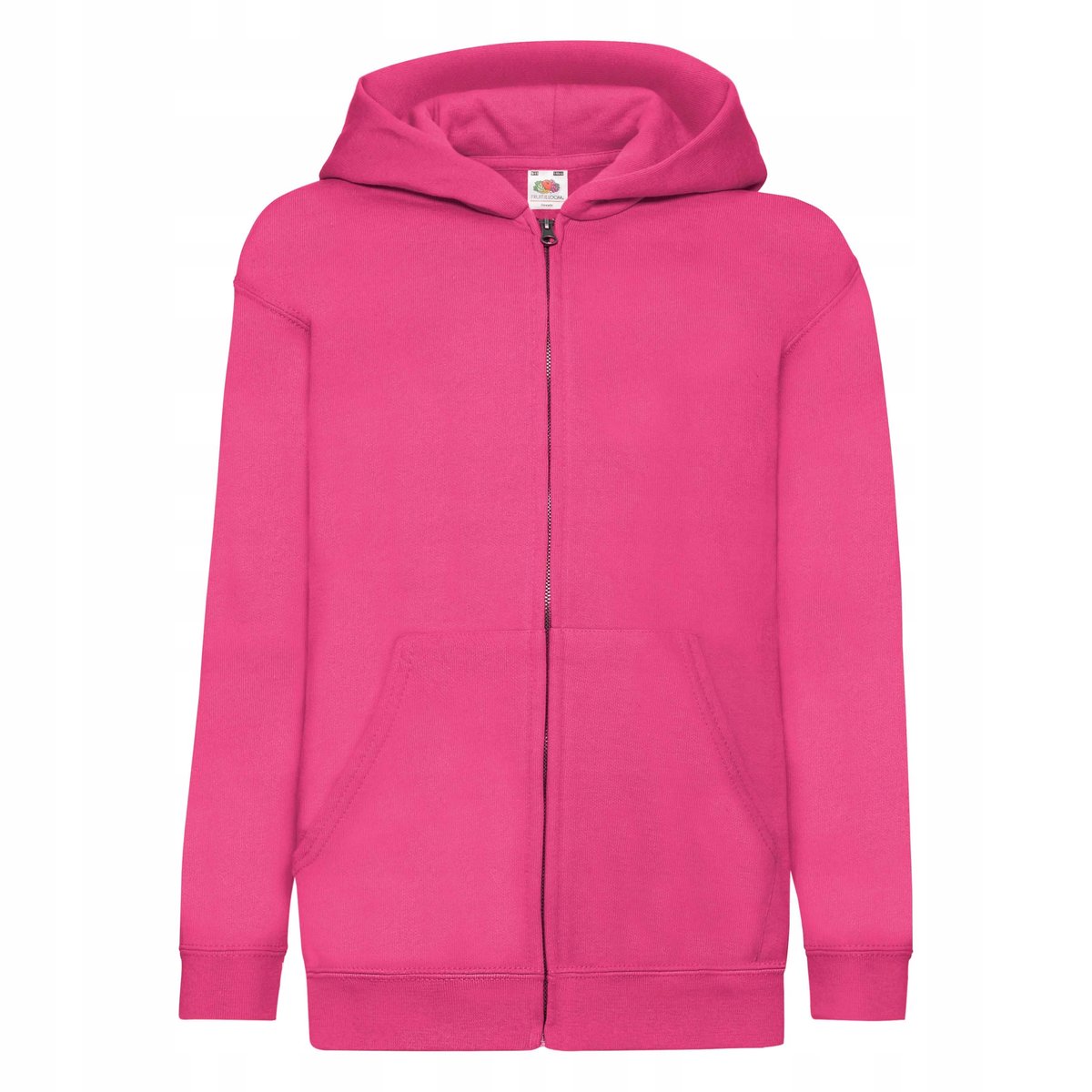 Bluza Dziecięca Z Kapturem Rozpinana Fuchsia r. 9-11(140)