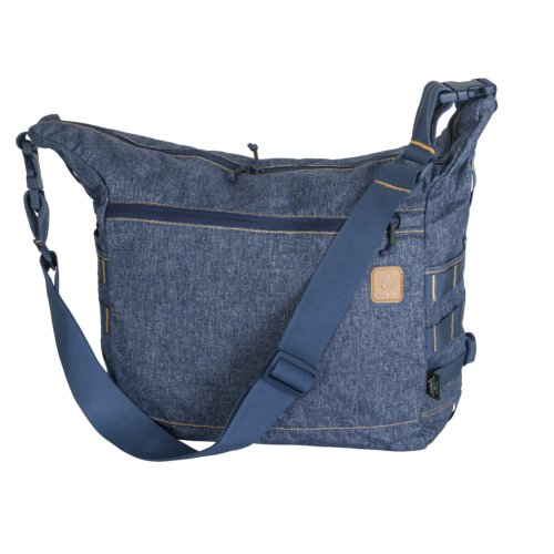 HELIKON Sakwa BUSHCRAFT SATCHEL Nylon Polyester Blend Melange Blue