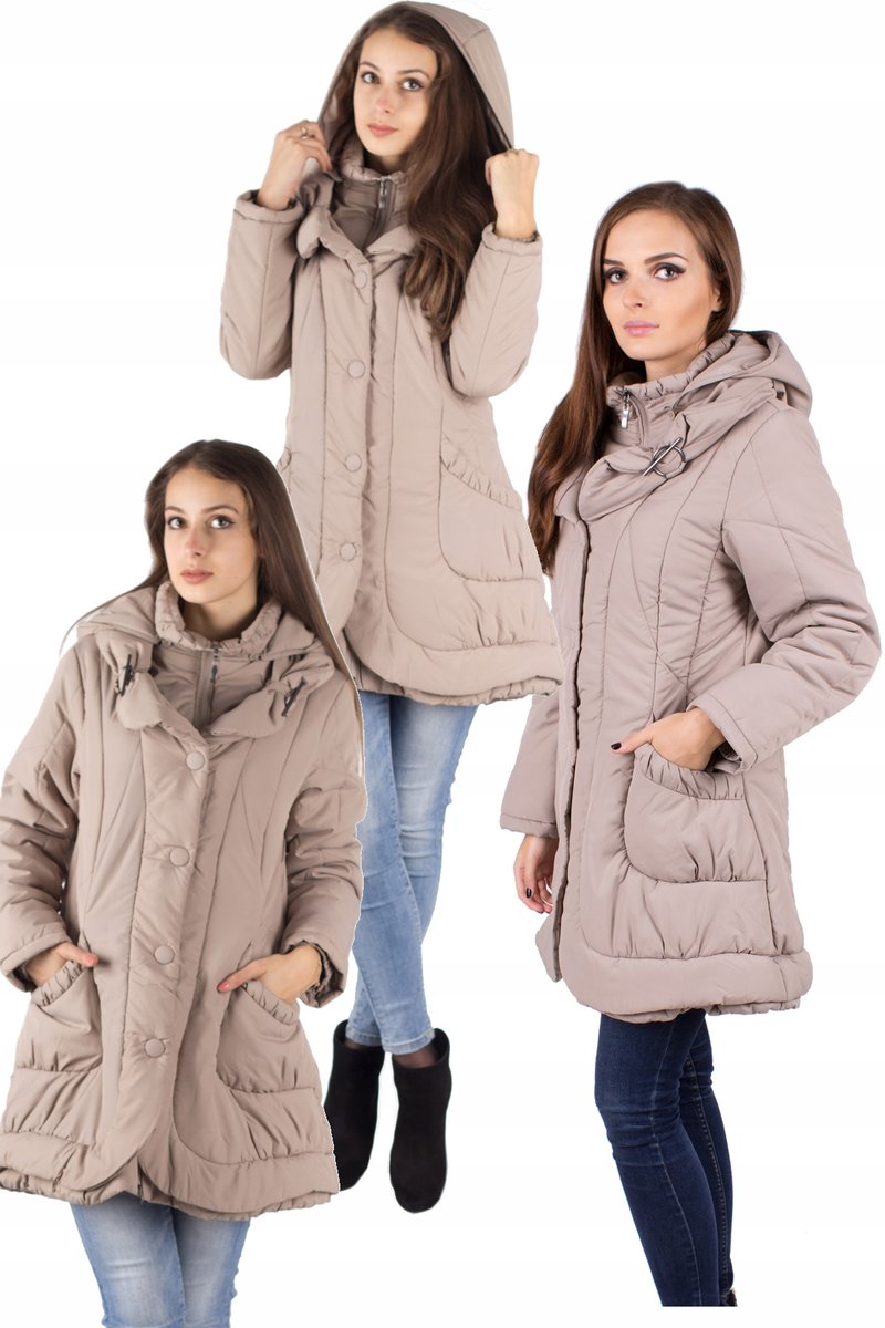 KURTKA DAMSKA ZIMOWA Z KAPTUREM OKAZJA