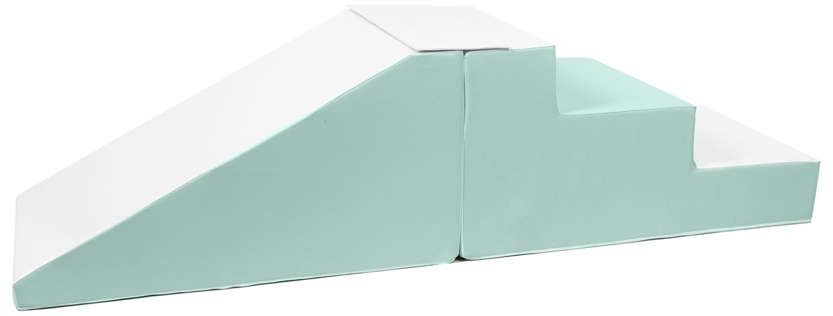 Zjeżdżalnia+Schodki Duże Klocki Kształtki Piankowe Żłobek Przedszkole Zjeżdżalnia+Schodki Duże Klocki Kształtki Piankowe Żłobek Przedszkole (Kolor: ..