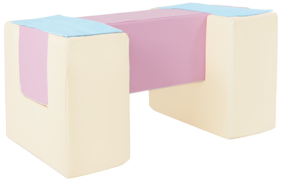 Zestaw 3 Klocków Piankowych Kładka Na Rzepach Zestaw 3 Klocków Piankowych Kładka Na Rzepach (Kolor: Różowy, Niebieski, Żółty (Pastel))