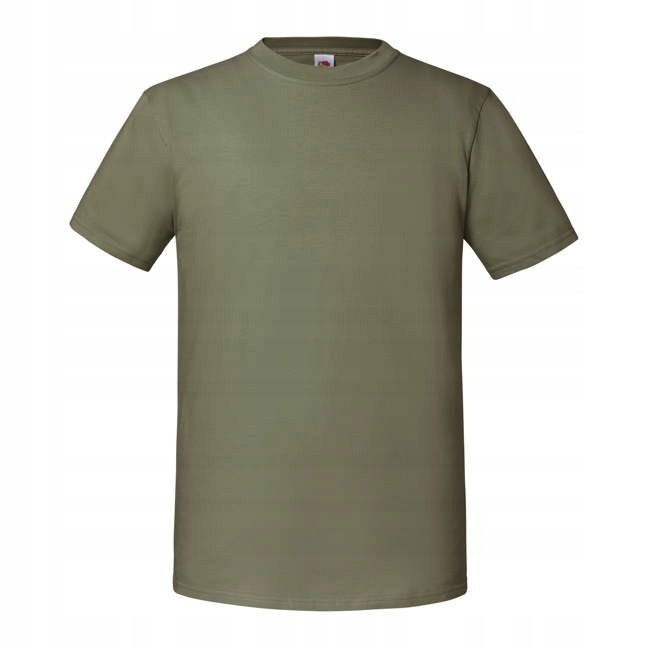 Koszulka Męska Iconic 195 Ringspun Premium Klasyczna oliwka r. XL