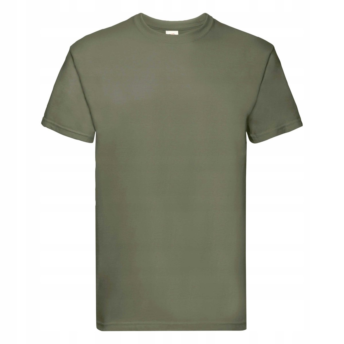 Koszulka Męska Super Premium Klasyczna oliwka r. 3XL