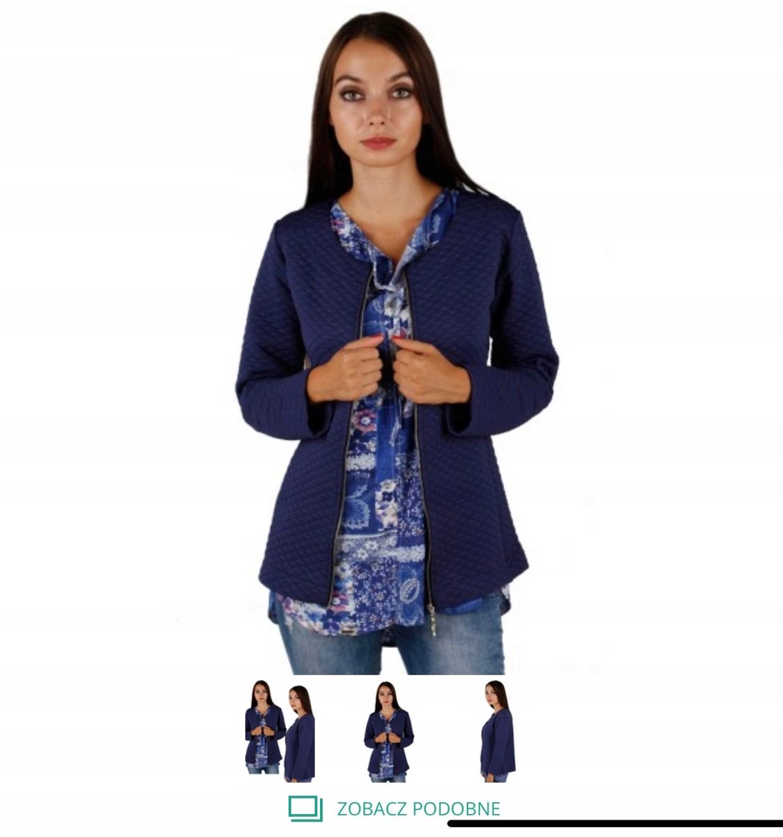 SWETER ROZPINANY ŻAKIET DAMSKI PLUS SIZE XXL PREZENT EXTRA OKAZJA