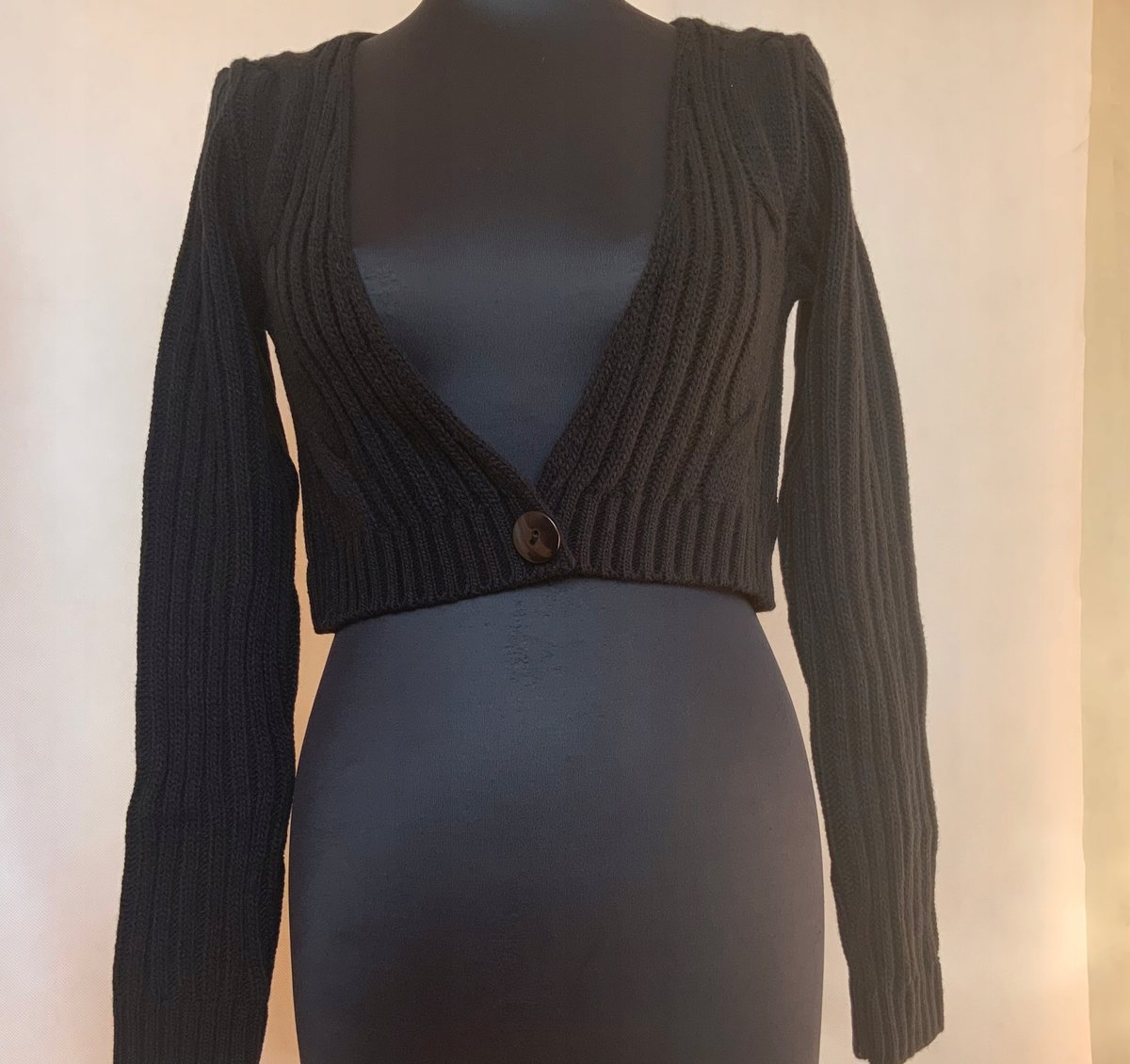 CZARNY SWETER BOLERKO DAMSKIE Prezent dla niej EXTRA PREMIUM OKAZJA