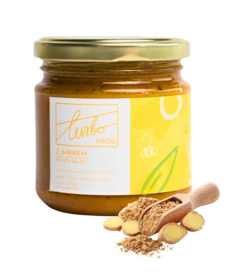 Miód od Kulmy z IMBIREM 345g