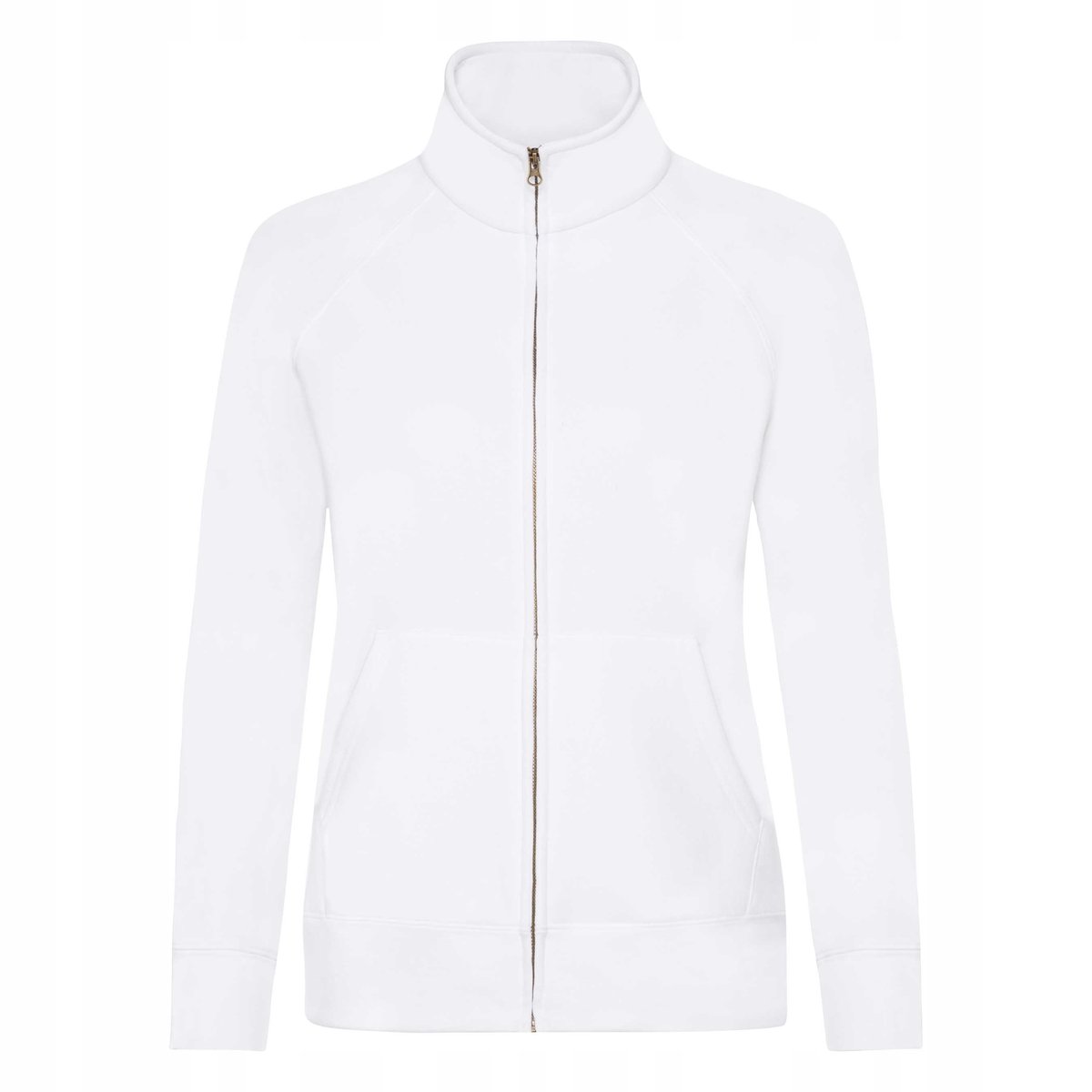Bluza Damska Rozpinana Zip Thru Sweat Biały r. XS