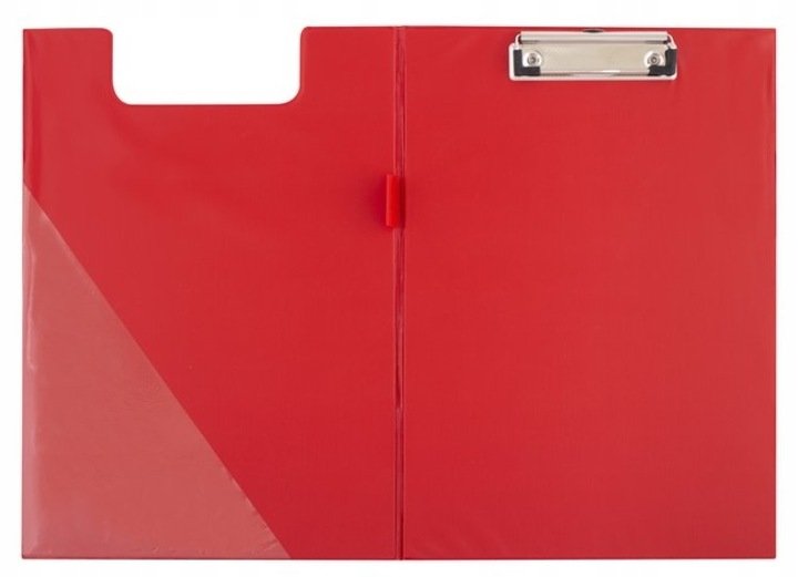 Deska Clipboard czerwona z zamknięciem A4