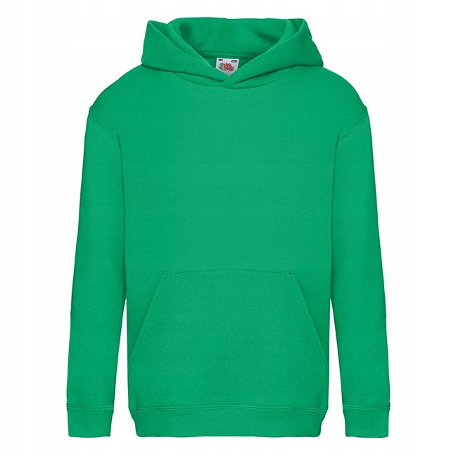 Bluza Dziecięca Z Kapturem Hooded Sweat Kelly Green r. 5-6(116)