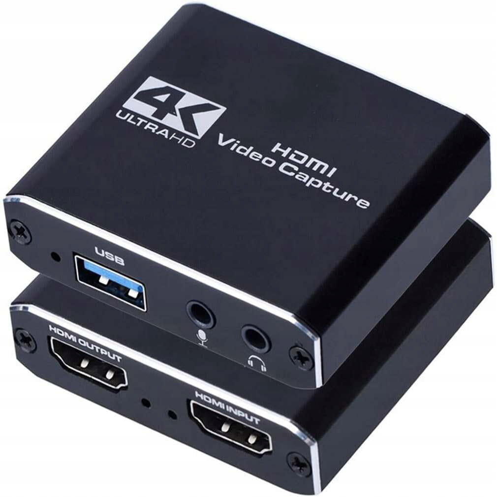 Video Grabber 4K Kwadratowy B402