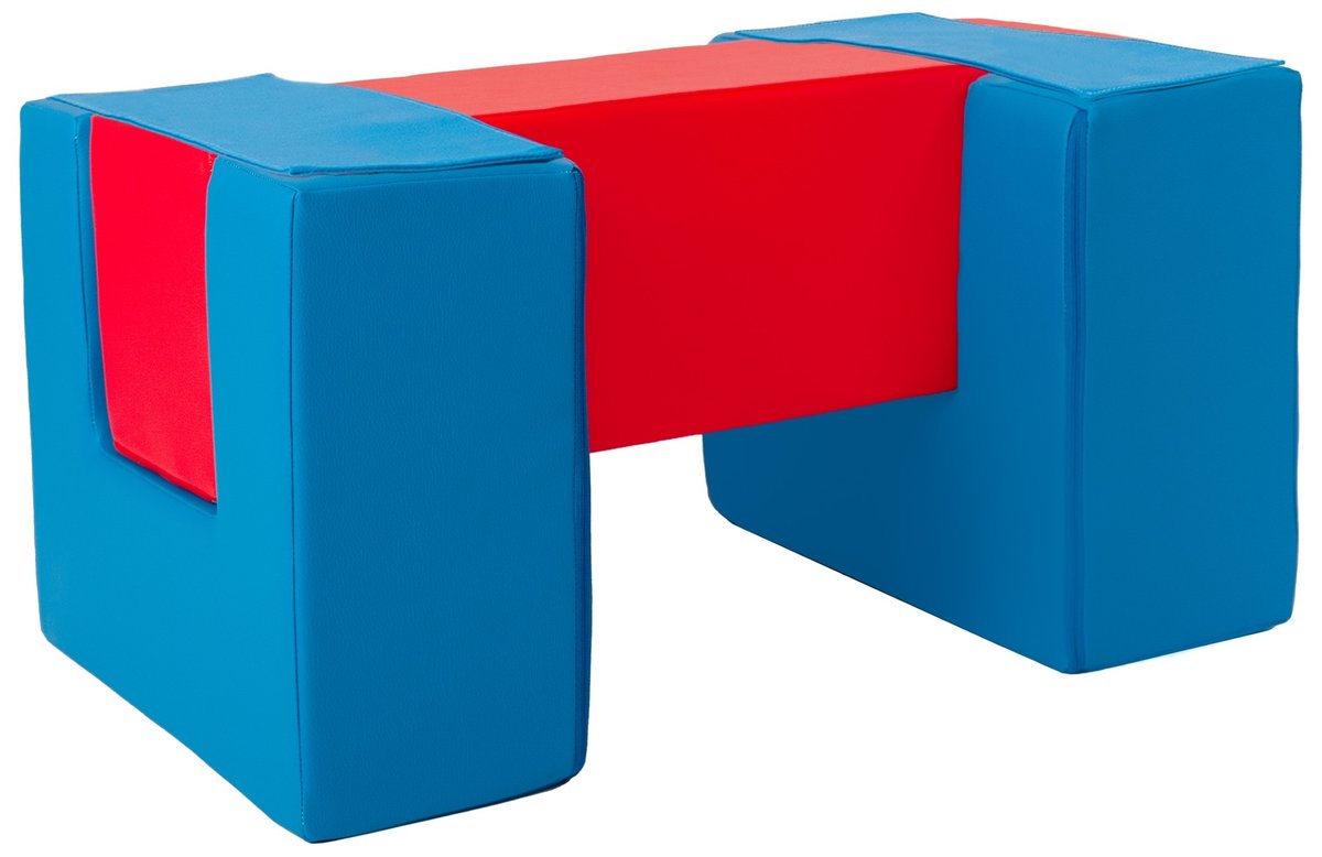 Zestaw 3 Klocków Piankowych Kładka Na Rzepach Zestaw 3 Klocków Piankowych Kładka Na Rzepach (Kolor: Granatowy, Czerwony)