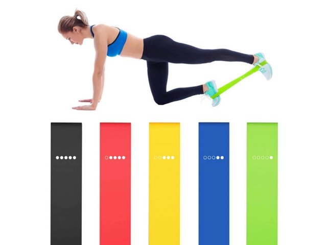 Gumy Taśmy Oporowe Do Ćwiczeń Zestaw 5Szt Fitness