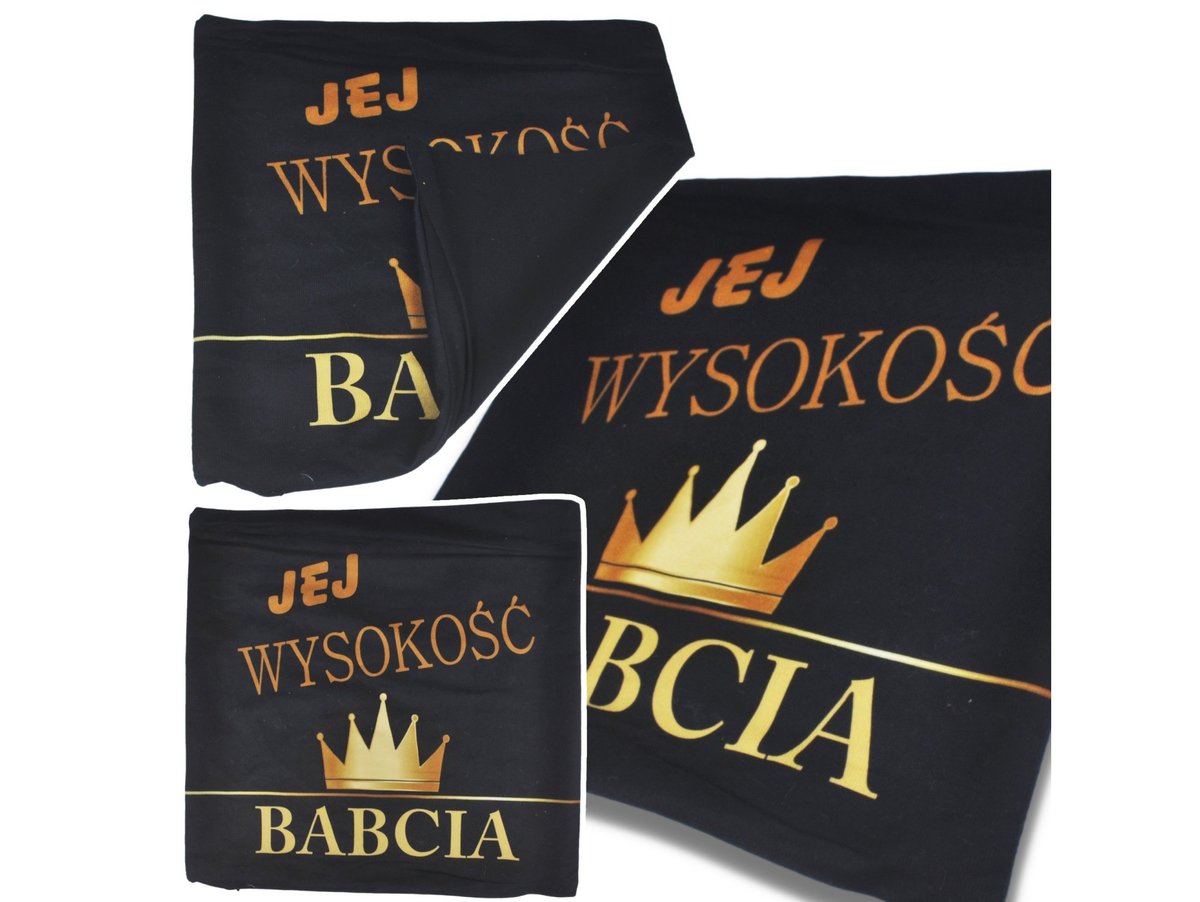 Poszewka Na Poduszkę Dekoracyjna Na Dzień Babci Jasiek 40X40 Babcia Jej Wysokość Babcia
