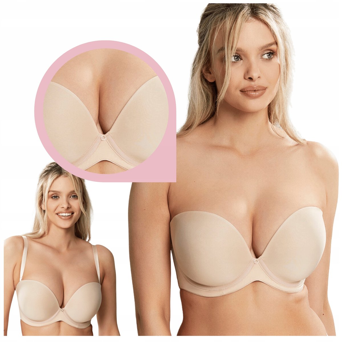 Biustonosz Panache Cleo Faith strapless - 36G/80I