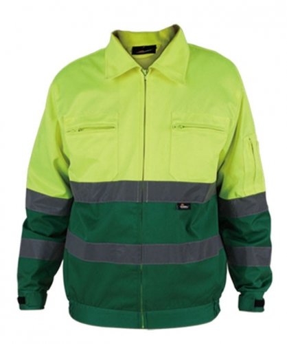 KURTKA ROBOCZE OSTRZEG.ŻÓŁTO-ZIELONA M