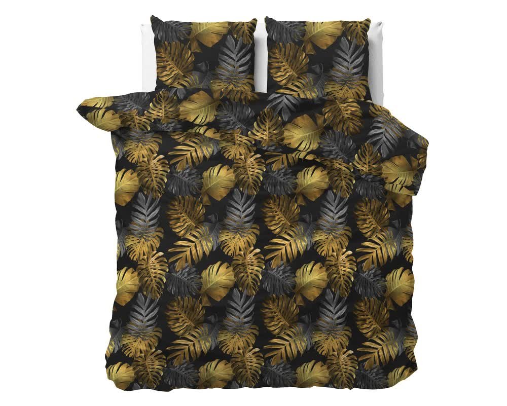 200X220 Brigette Złoty Kpl Pościeli Mix Bawełny