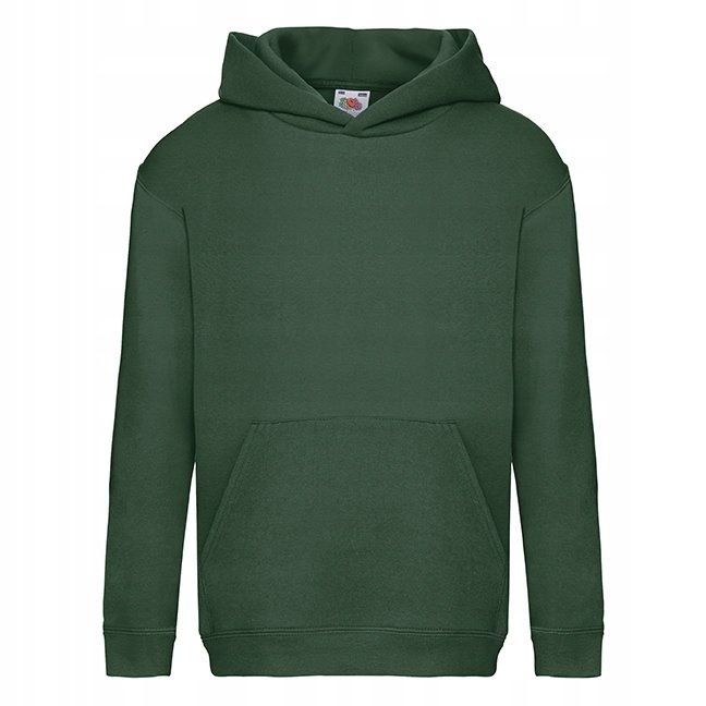 Bluza Dziecięca Z Kapturem Hooded Sweat Zielony butelkowy r. 14-15(164)