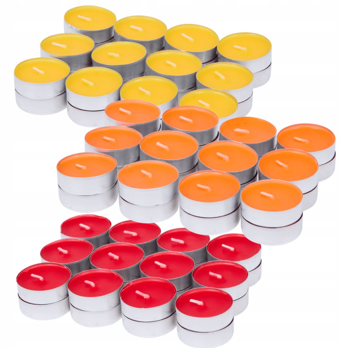 Małe Świeczki Podgrzewacze Zapachowe Tealight Do Medytacji 4H 72Szt Premium