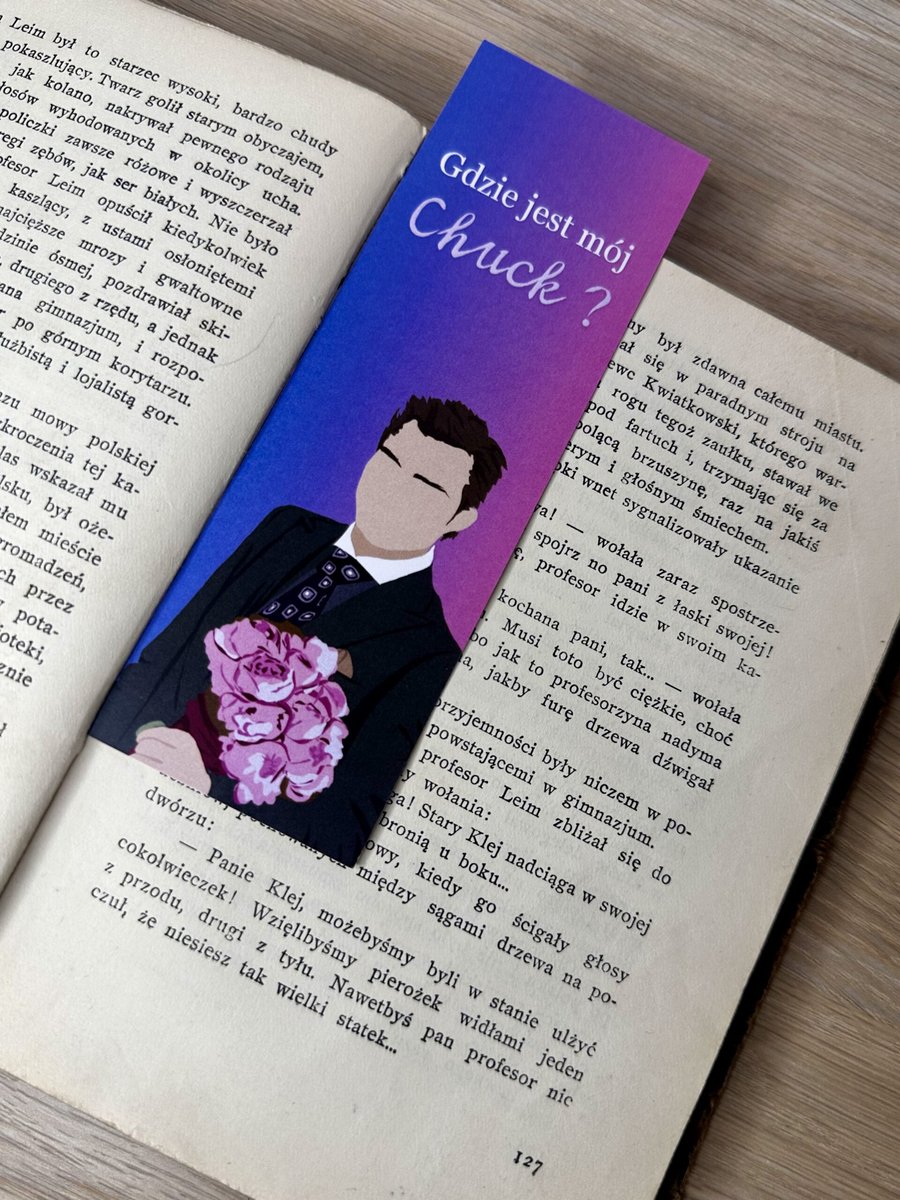 Zakładka do książki - Chuck