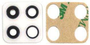 SZYBKA SZKŁO OCZKO APARATU DO Samsung A42 5G BIAŁY