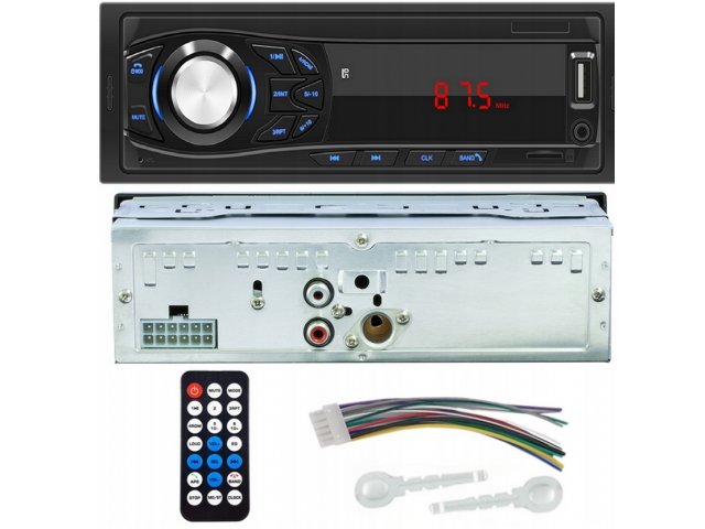 Radio Samochodowe Mp3 Fm Sd Usb Bluetooth + Pilot