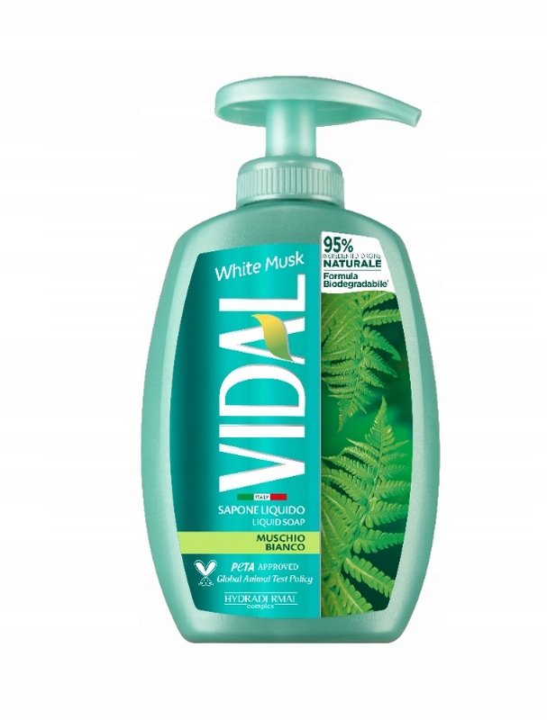 Mydło w płynie do rąk białe piżmo Vidal 300 ml
