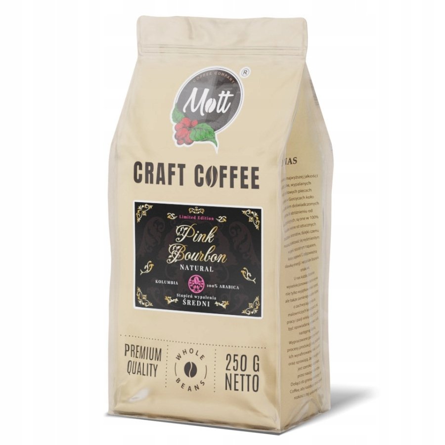 Kawa Ziarnista 250g - 100% Arabica Kolumbia - Pink Bourbon – Na Prezent