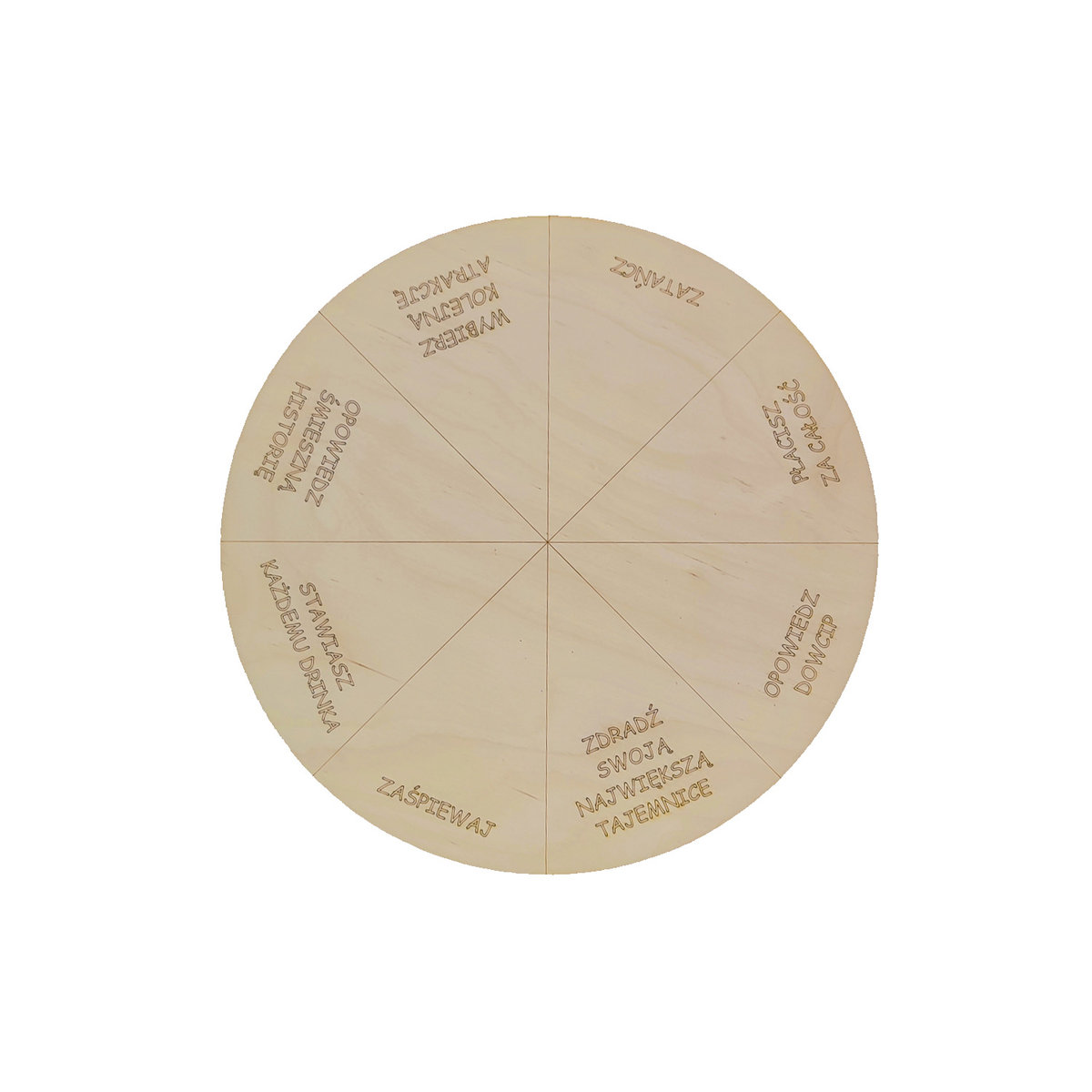 Deska patera na pizze z grawerem 42 cm