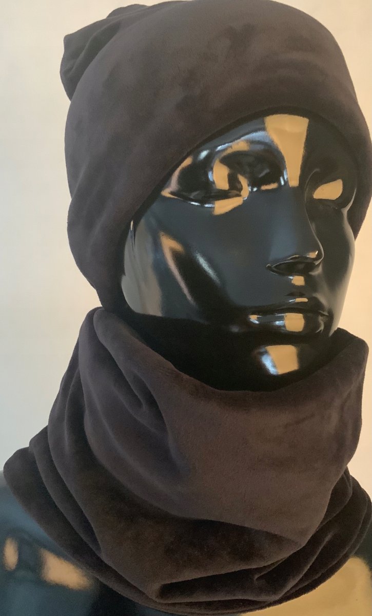 Prezent Dla Niej Czapka I Komin Czarny