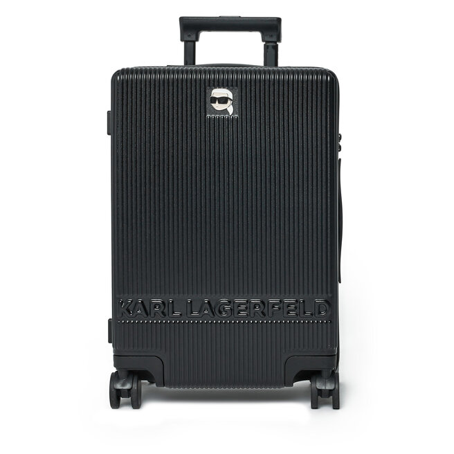 Walizka kabinowa KARL LAGERFELD A1W30421 Czarny