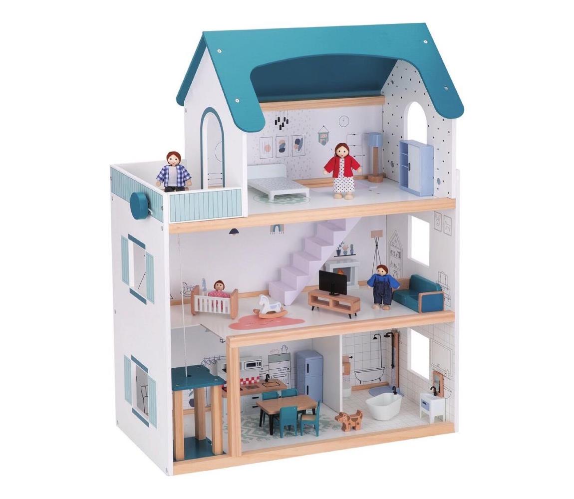 2Kids Toys - Drewniany domek dla lalek Barbora