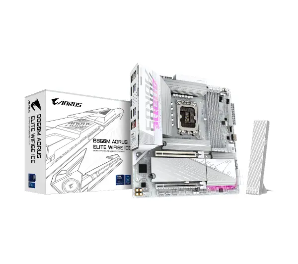 Gigabyte B860M AORUS ELITE WIFI6E ICE
