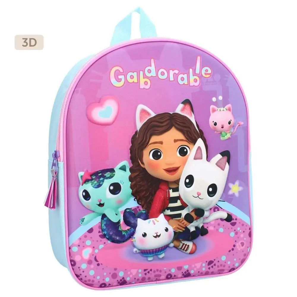 Plecak przedszkolny 3D Koci Domek Gabi - Vadobag