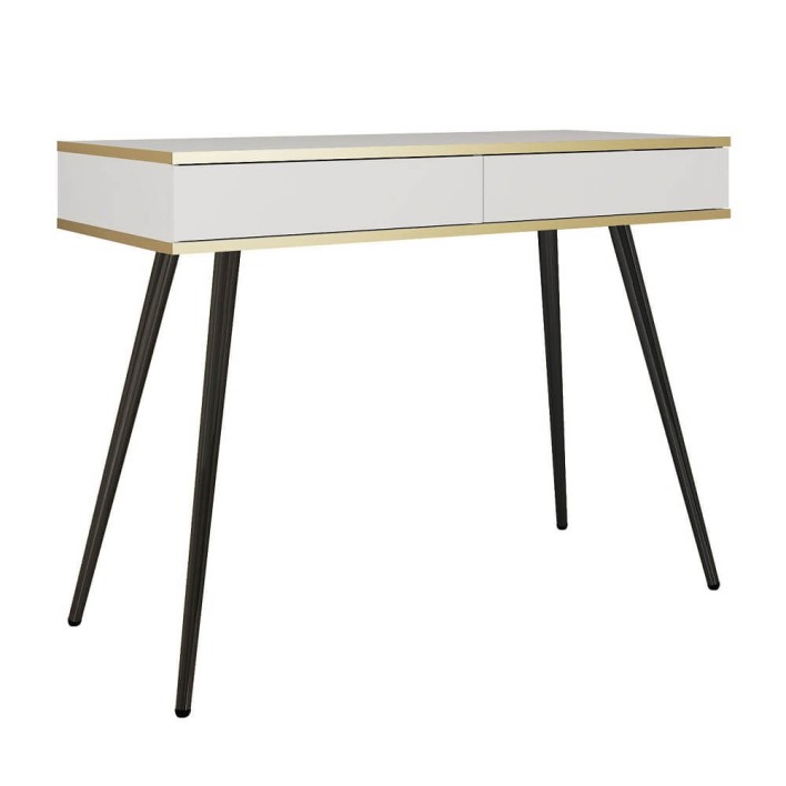 Toaletka kosmetyczna ORO T-102 Biały Czarne nogi