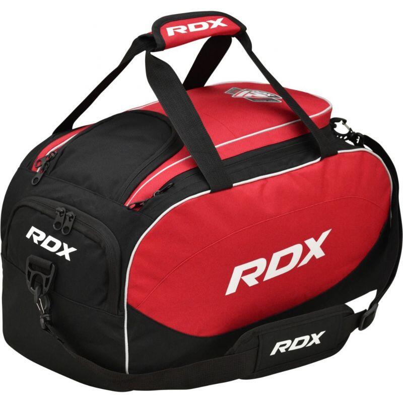 RDX RDX torba fitness, torba na ramię i plecak z kieszenią na buty, torba sportowa, czarna, 58 x 28 cm GKB-R1B