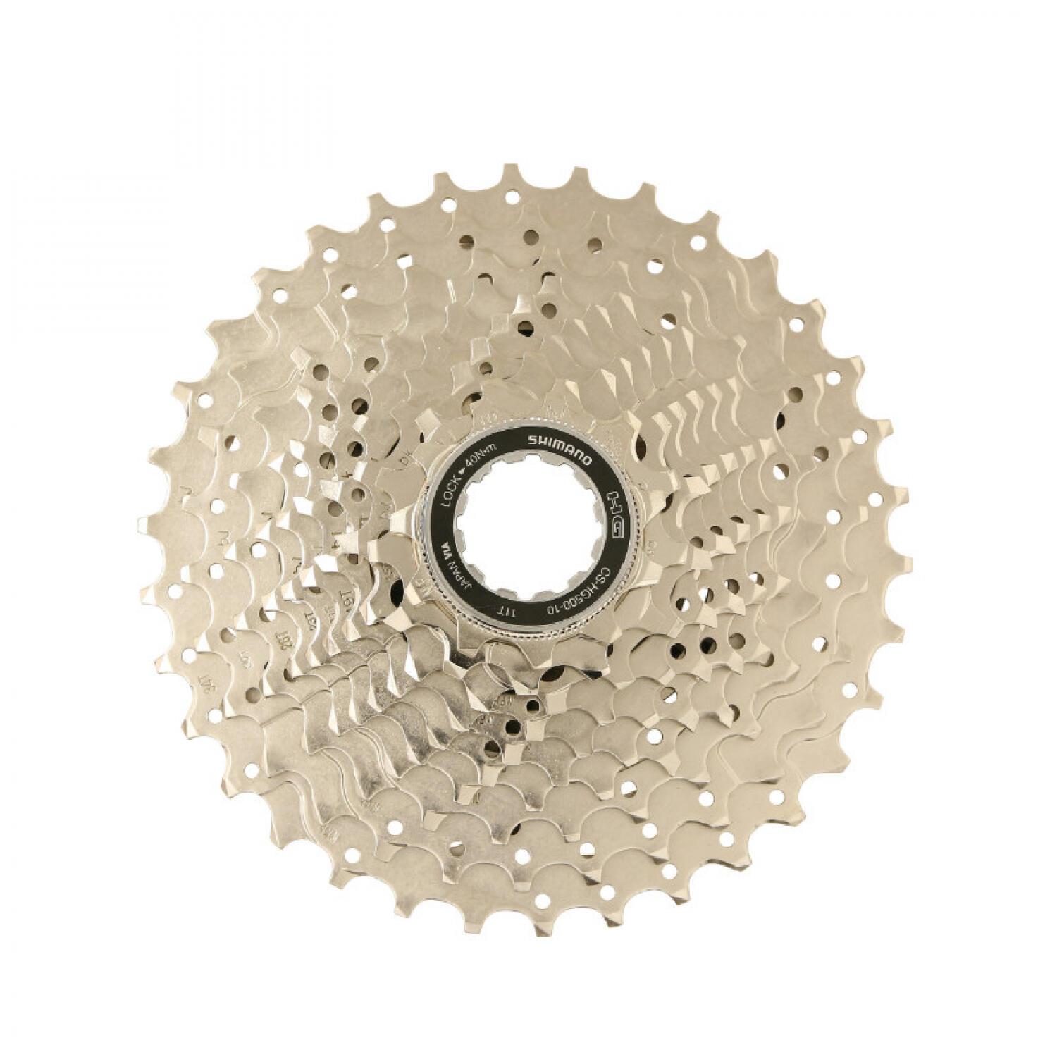 SHIMANO Kaseta CS-HG500 srebrny / Ilość biegów: 10 / Stopniowanie: 11-34 ICSHG50010134