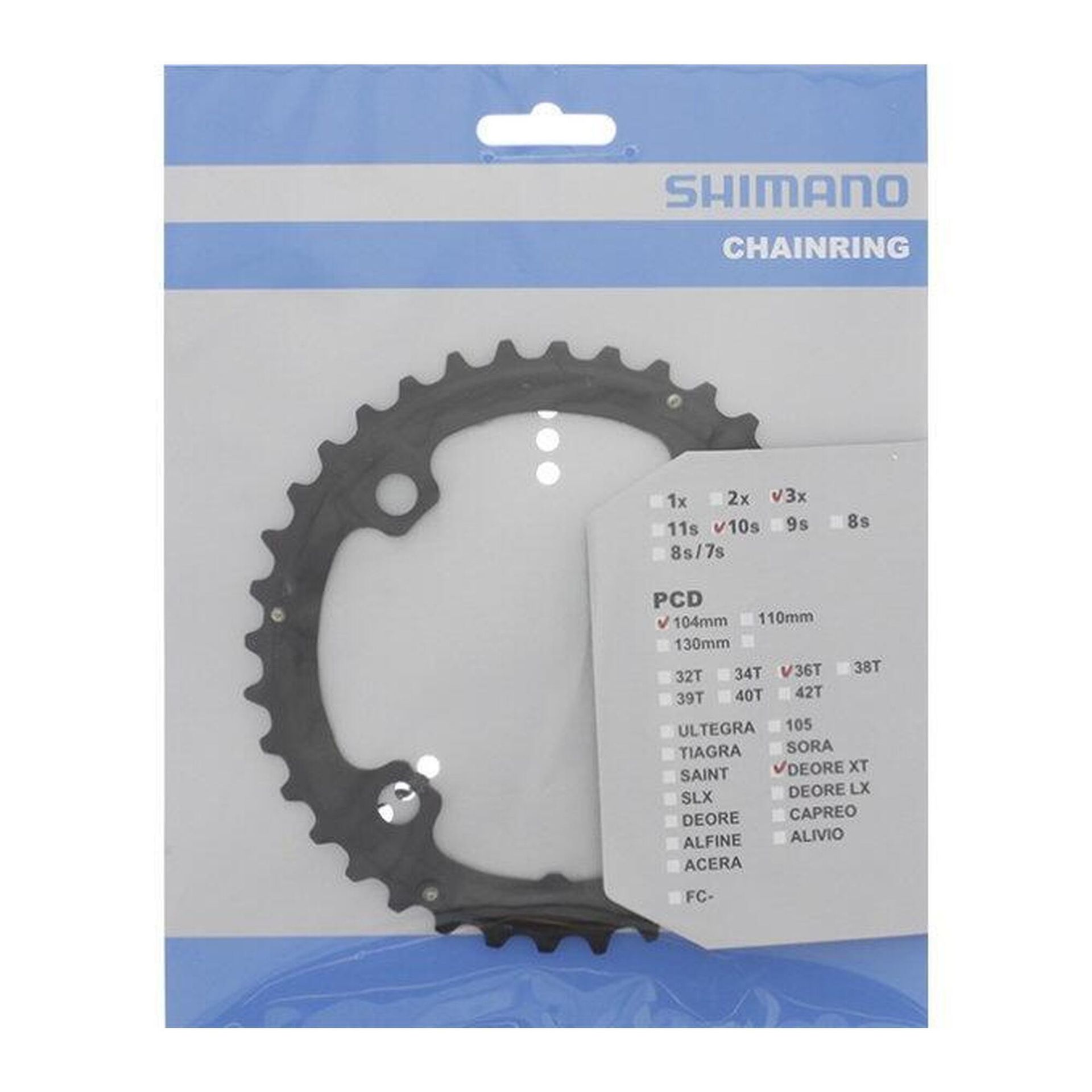 Shimano Deore Xt Fc-T781 Tarcza Mechanizmu Korbowego 36T (Czarny)