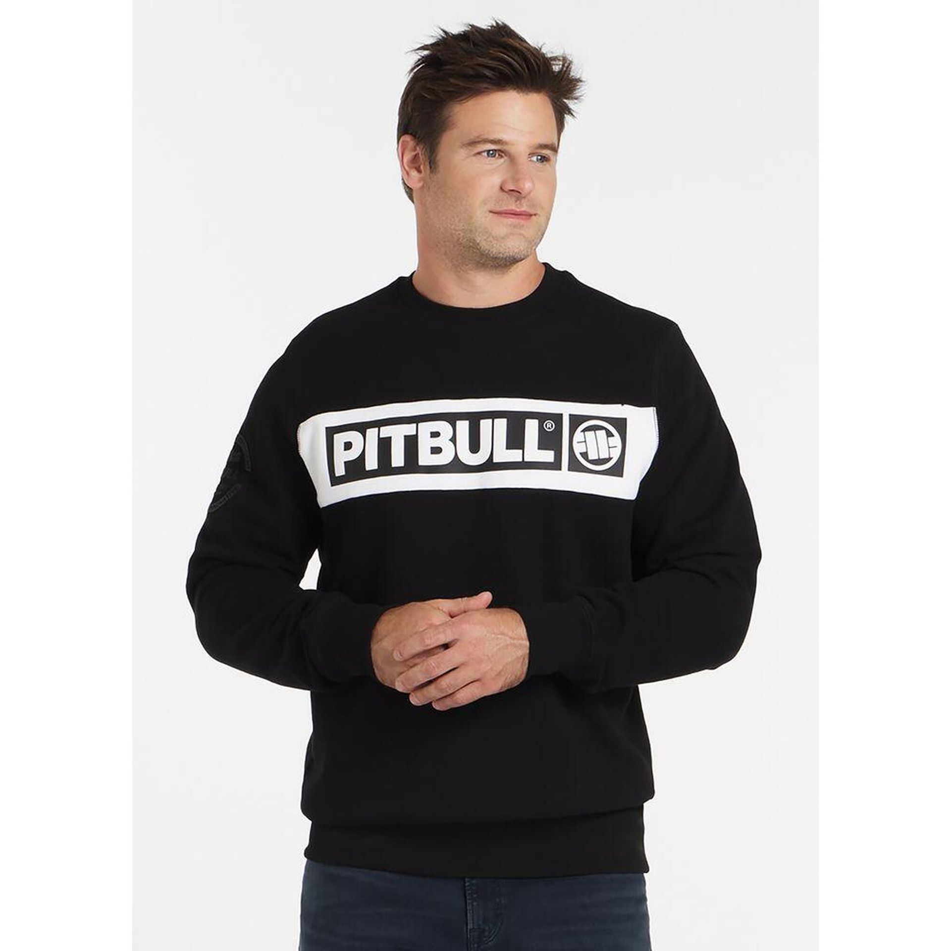 Bluza Pit Bull New Brushed Fleece Group Sherwood '24 - Czarna M
