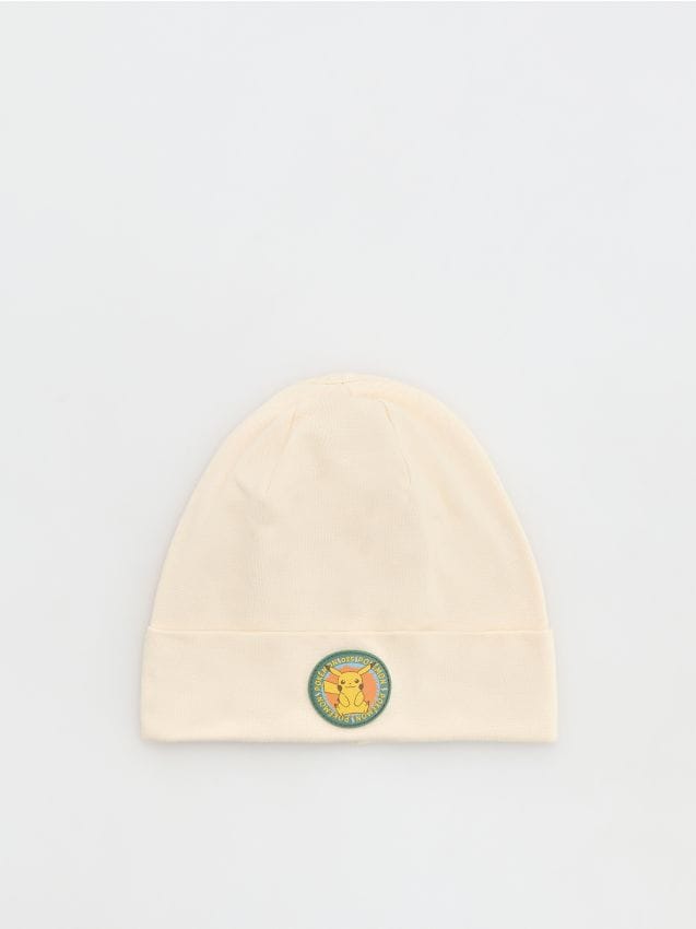 Reserved - Czapka Pokémon - beżowy