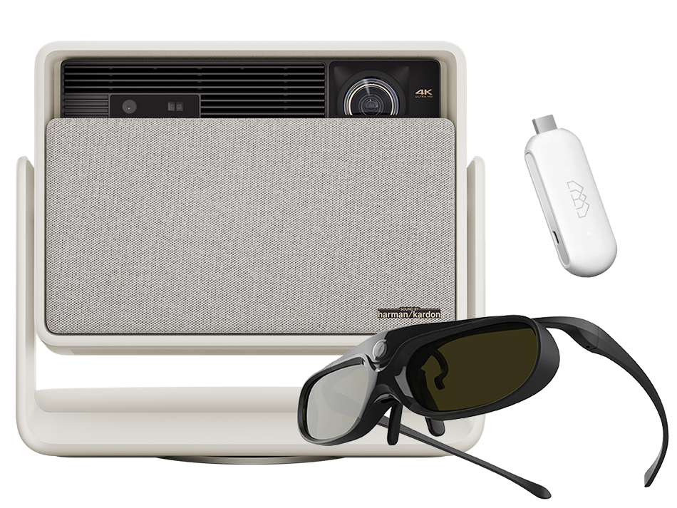 XGIMI HORIZON S Pro + Okulary 3D + Google TV 4K Stick