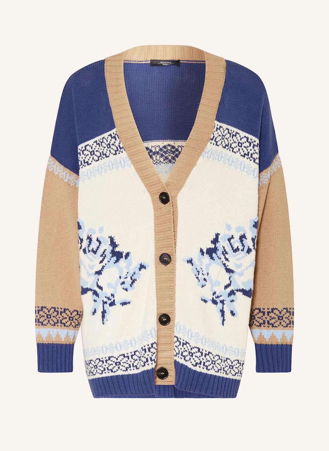 Weekend Max Mara Kardigan Henry blau