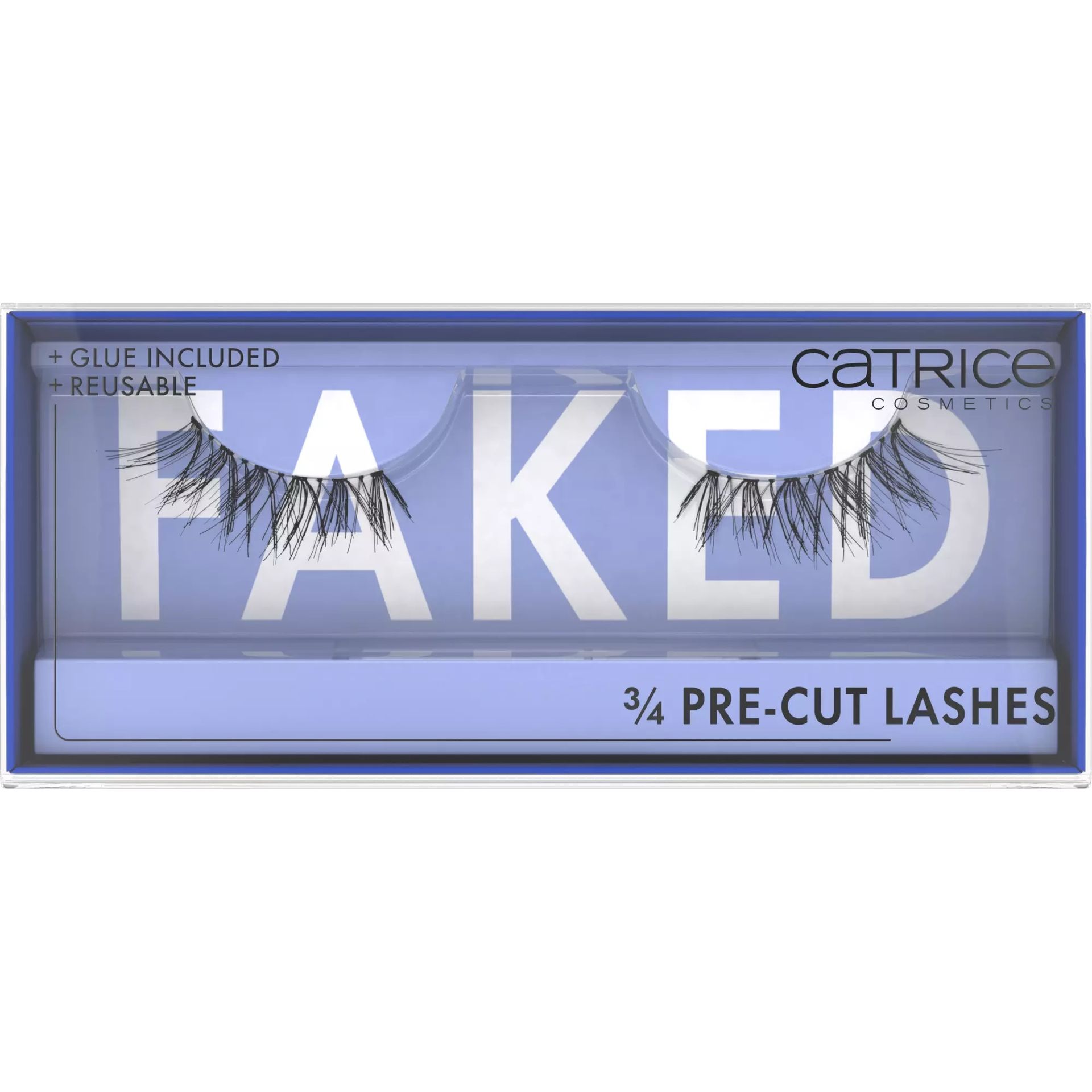 Catrice Faked 3/4 Pre-Cut Lashes, sztuczne rzęsy na pasku, 1 para
