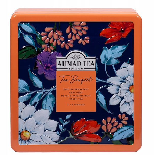 Ahmad Tea Tea Bouquet Zestaw herbat czarnej zielonej i aromatyzowanej 64 g (32 x 2 g)