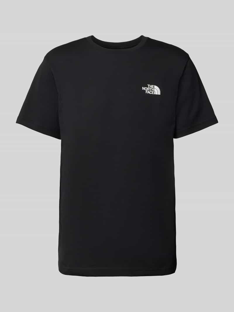 T-shirt z nadrukiem z logo model ‘SIMPLE DOME’