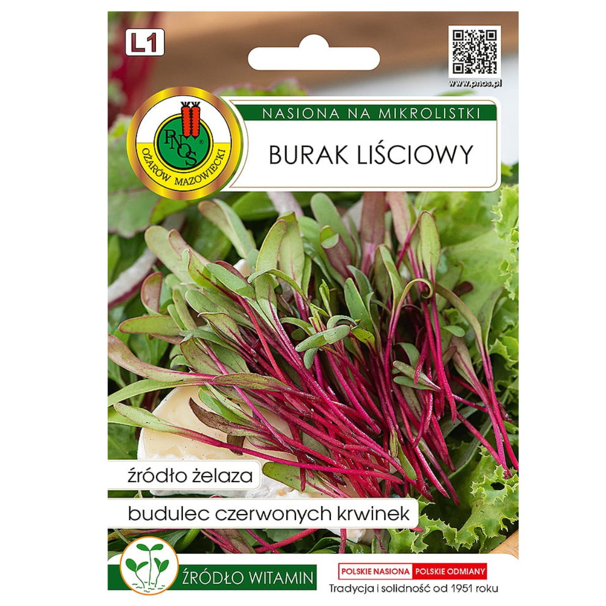 Burak Liściowy Nasiona Na Mikrolistki Bogate Źródło Żelaza 10G