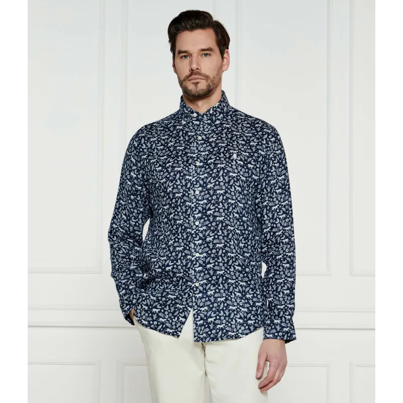 POLO RALPH LAUREN Lniana koszula Custom fit
