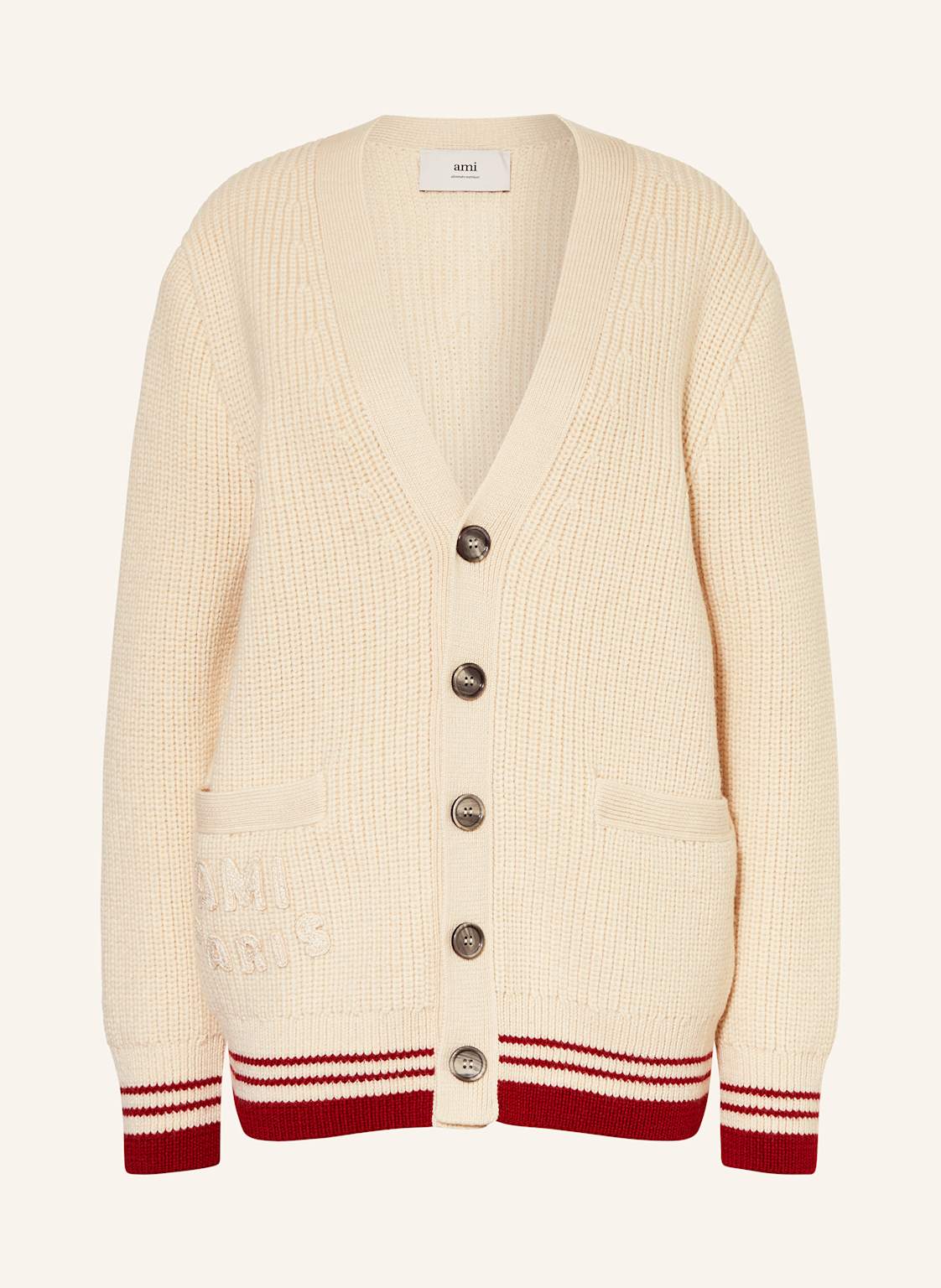 Ami Paris Kardigan beige